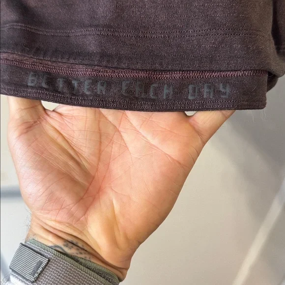 Lululemon Drysense Short-Sleeve Shirt -
Black/Cassis - Picture 4 of 5